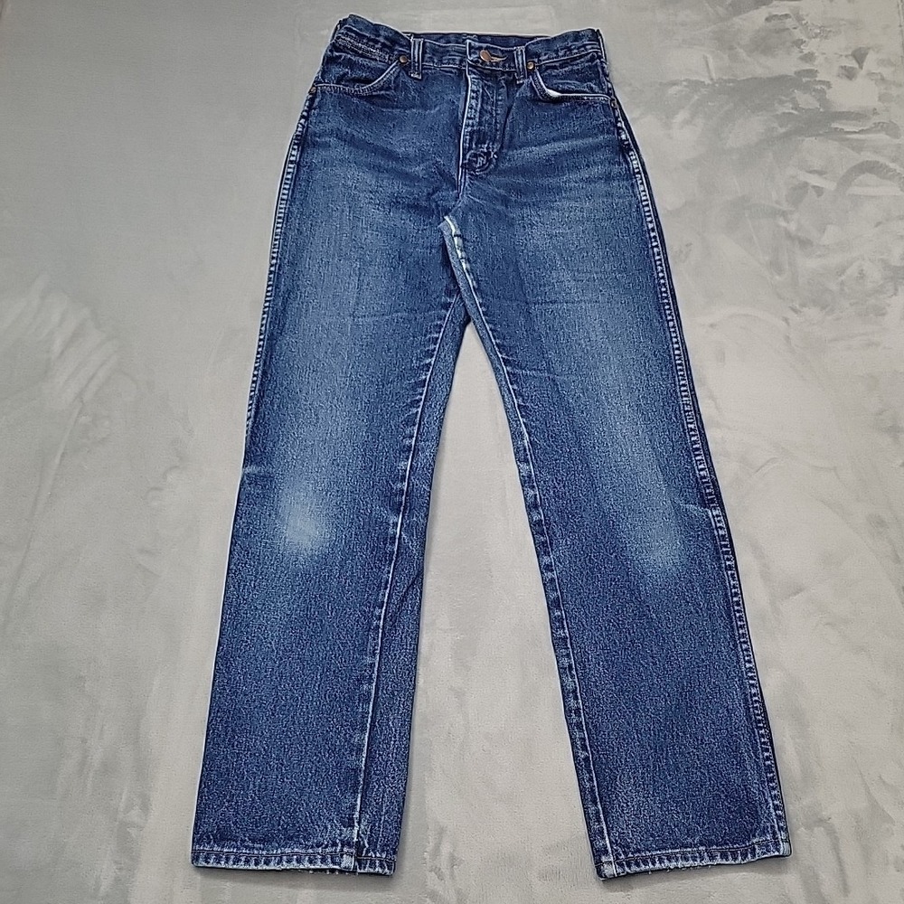 VTG Wrangler Jeans Womens 11 Blue 13MWZG Cowboy Cut High Rise Made In‎ USA